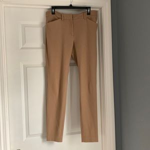 Express tan, skinny, dress leggings/pants
